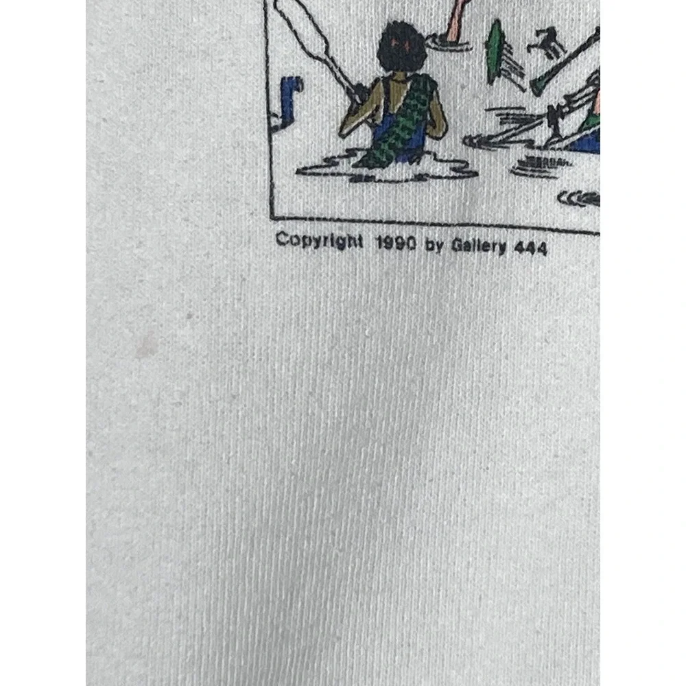 Vintage Jerzees Sweatshirt Girl Scouts Camping 1990 Gallery 444 Women's Size Med - Picture 12 of 13